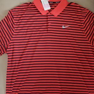 Nike Dry Victory Polo Stripe Golf Tee